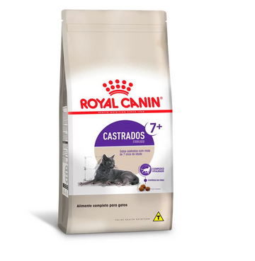 Ração Royal Canin Castrados 7+ Para Gatos Adultos Castrados Acima De 7 Anos
