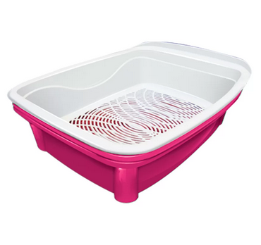 Banheira Classic Plus Furacão Pet Para Gatos Rosa