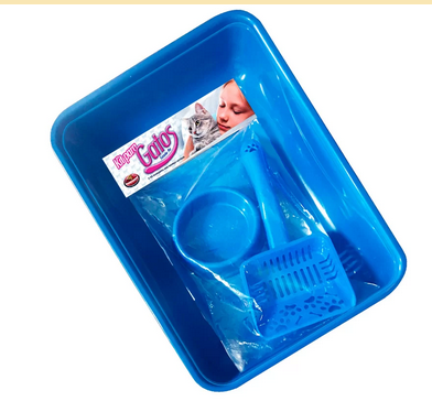 Kit Furacão Pet Para Gatos Azul